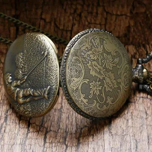 Golf Gift Pocket Watch NEW Golfer Prize - Picture 4 of 4